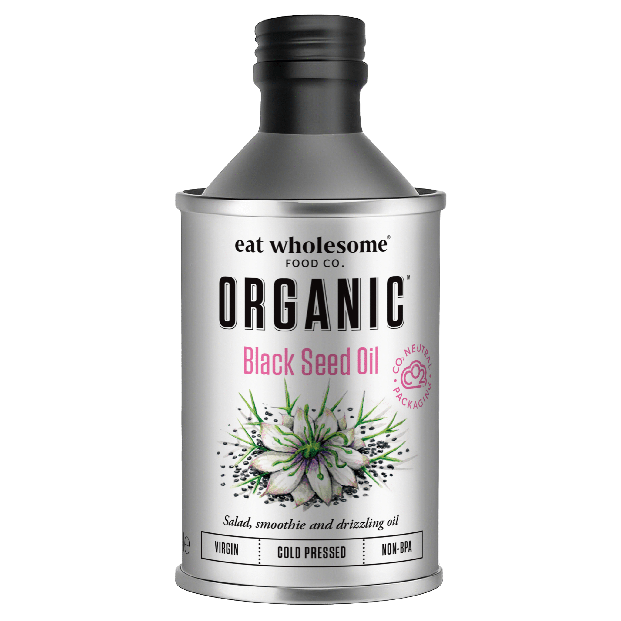Eat Wholesome Organic Black Seed Oil 250ml | Cold-Pressed - REGN