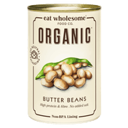 Eat Wholesome Organic Butter Beans 400g | No Added Salt - REGN