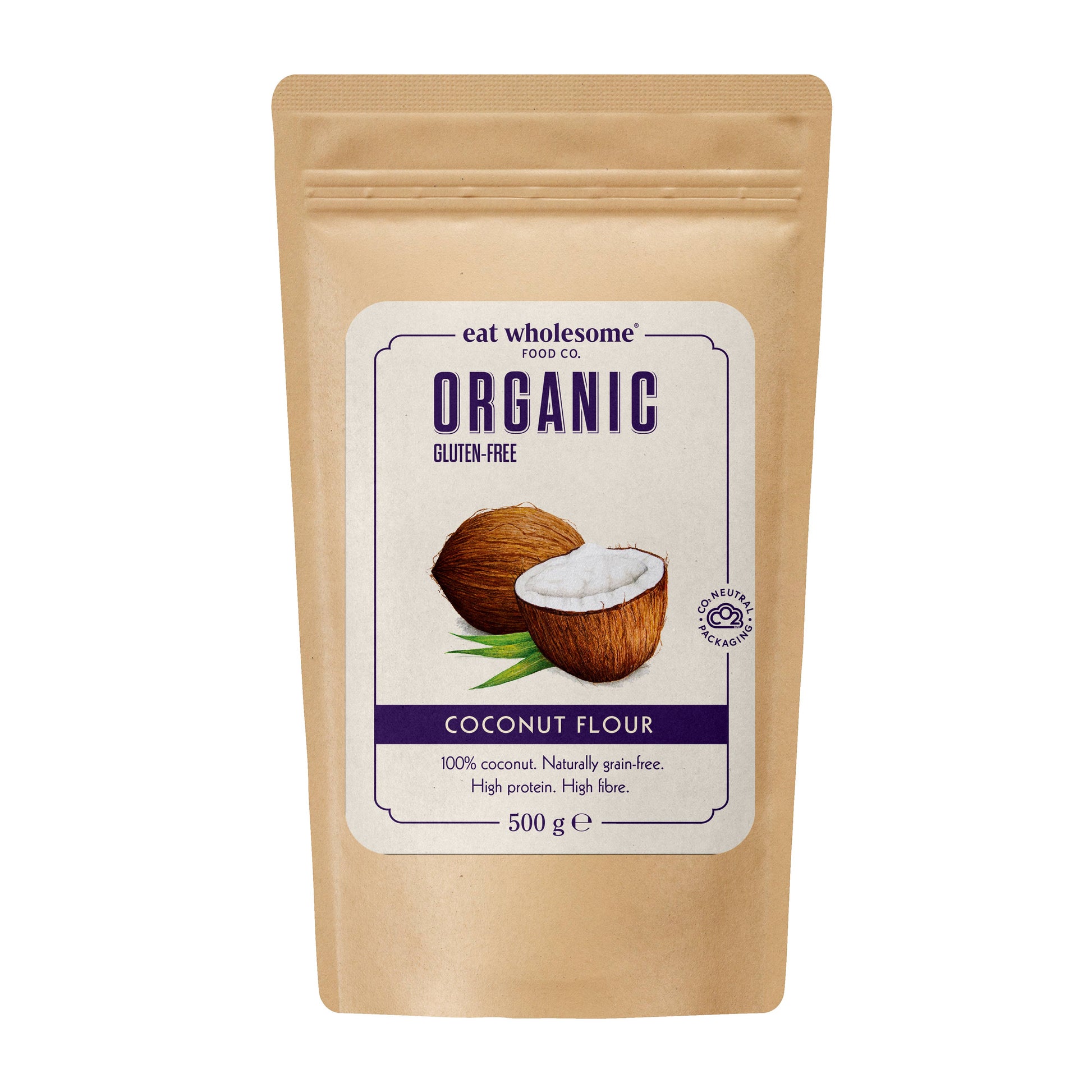 Eat Wholesome Organic Coconut Flour 500g – High Fibre Gluten Free Flour - REGN
