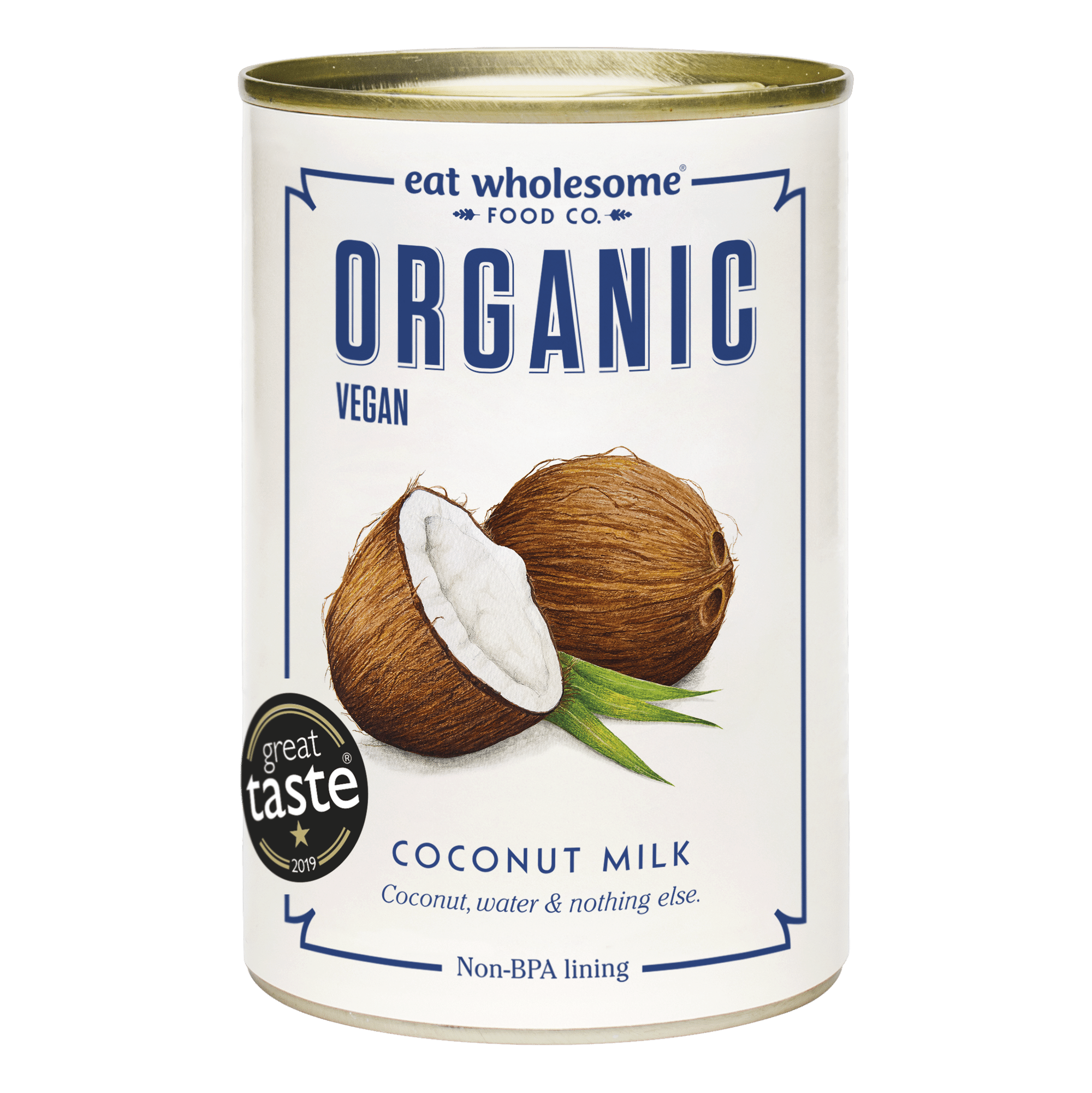 Eat Wholesome Organic Coconut Milk 400ml – Smooth Vegan Coconut Milk - REGN
