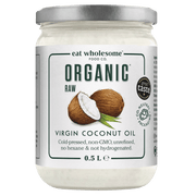 Eat Wholesome Organic Extra Virgin Coconut Oil 500ml – Raw Cold Pressed - REGN