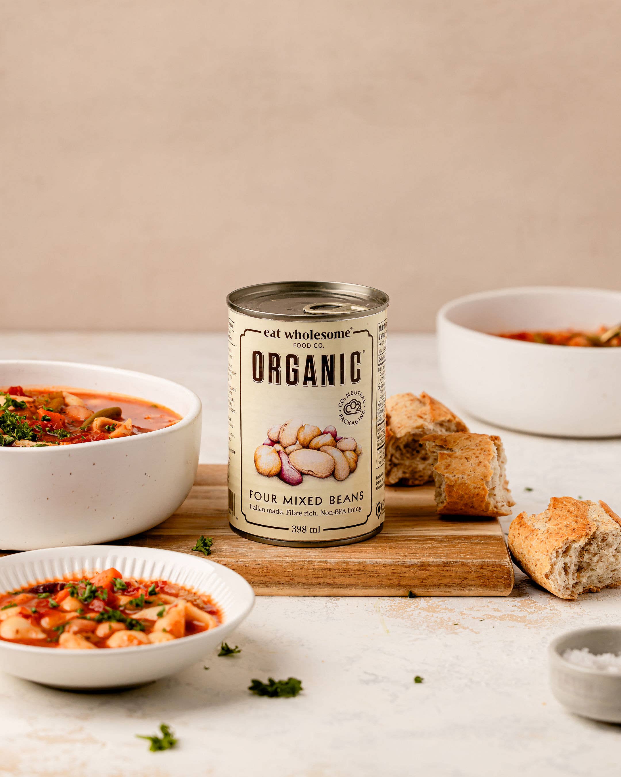 Eat Wholesome Organic Four Mixed Beans 400g | No Added Salt - REGN