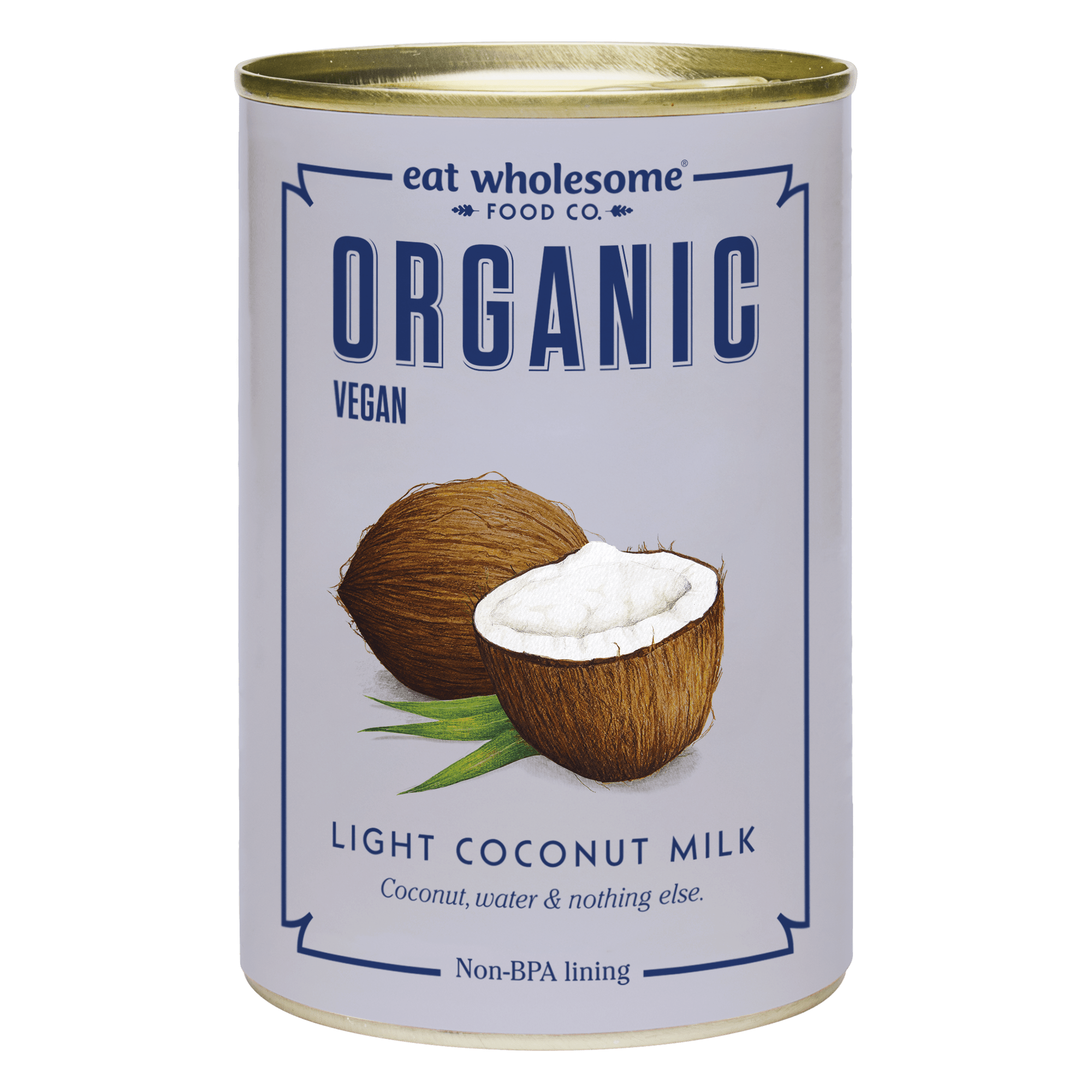 Eat Wholesome Organic Light Coconut Milk 400ml – Smooth Vegan Coconut Milk - REGN