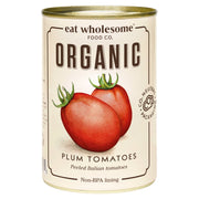 Eat Wholesome Organic Peeled Plum Tomatoes 400g – No Added Salt - REGN