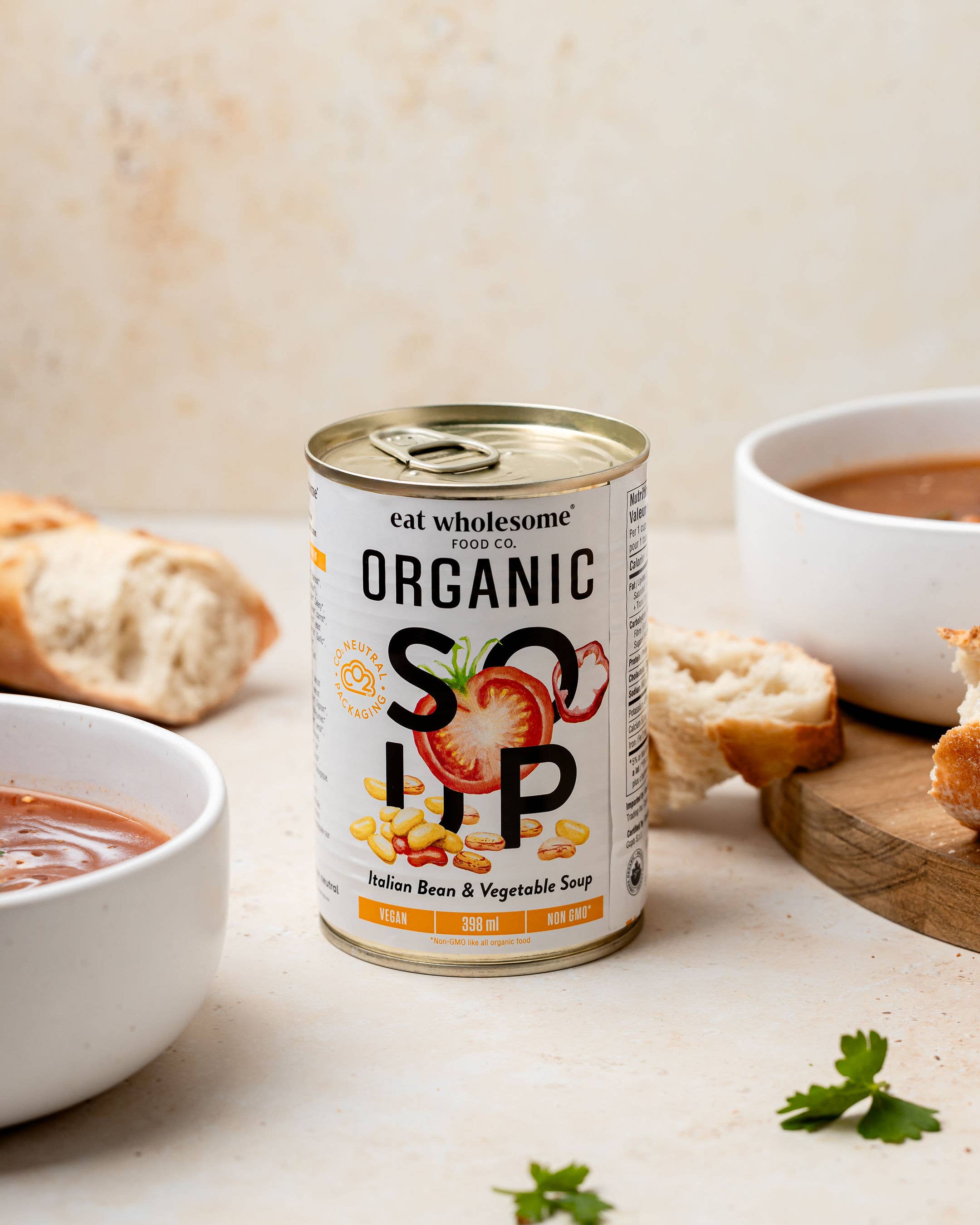 Eat Wholesome Organic Tuscan Bean & Vegetable Soup 400g - REGN