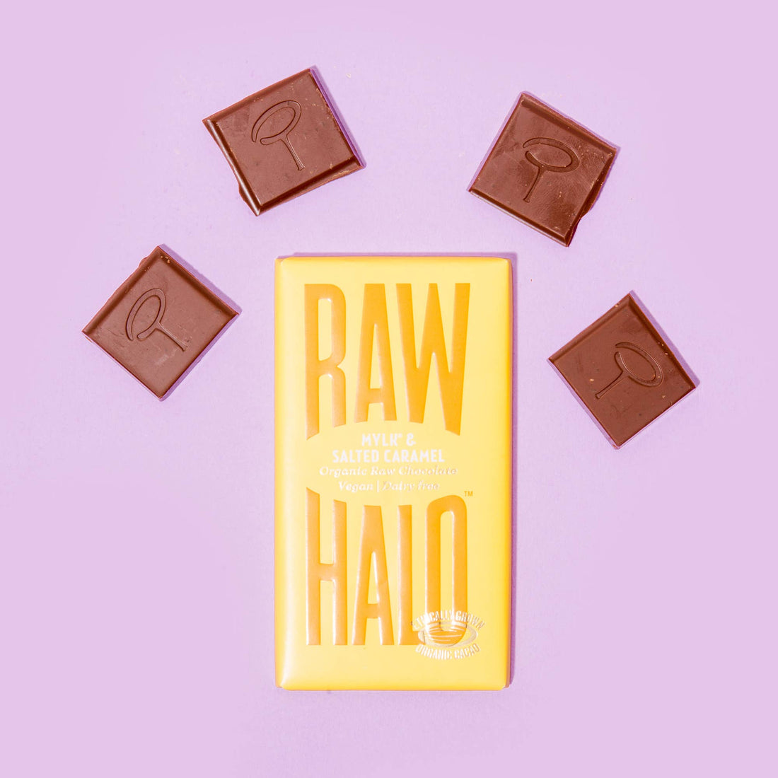Organic Vegan Mylk Chocolate with Salted Caramel 35g