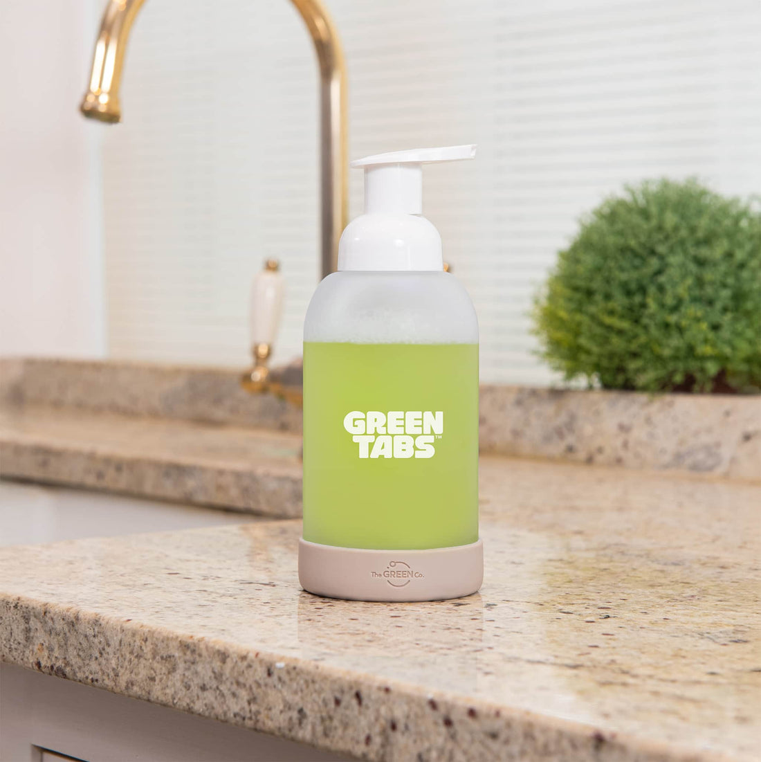 Foaming Hand Soap GreenTabs™ Starter Kit – Refillable Glass Bottle