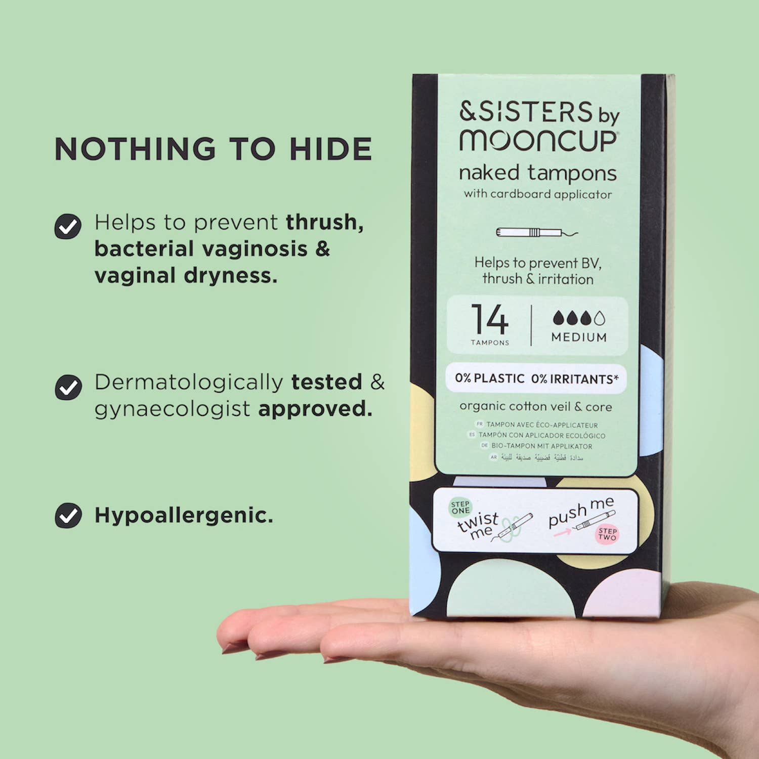 Eco - Applicator Tampons | Medium (14 pack) | Plastic - free - REGN