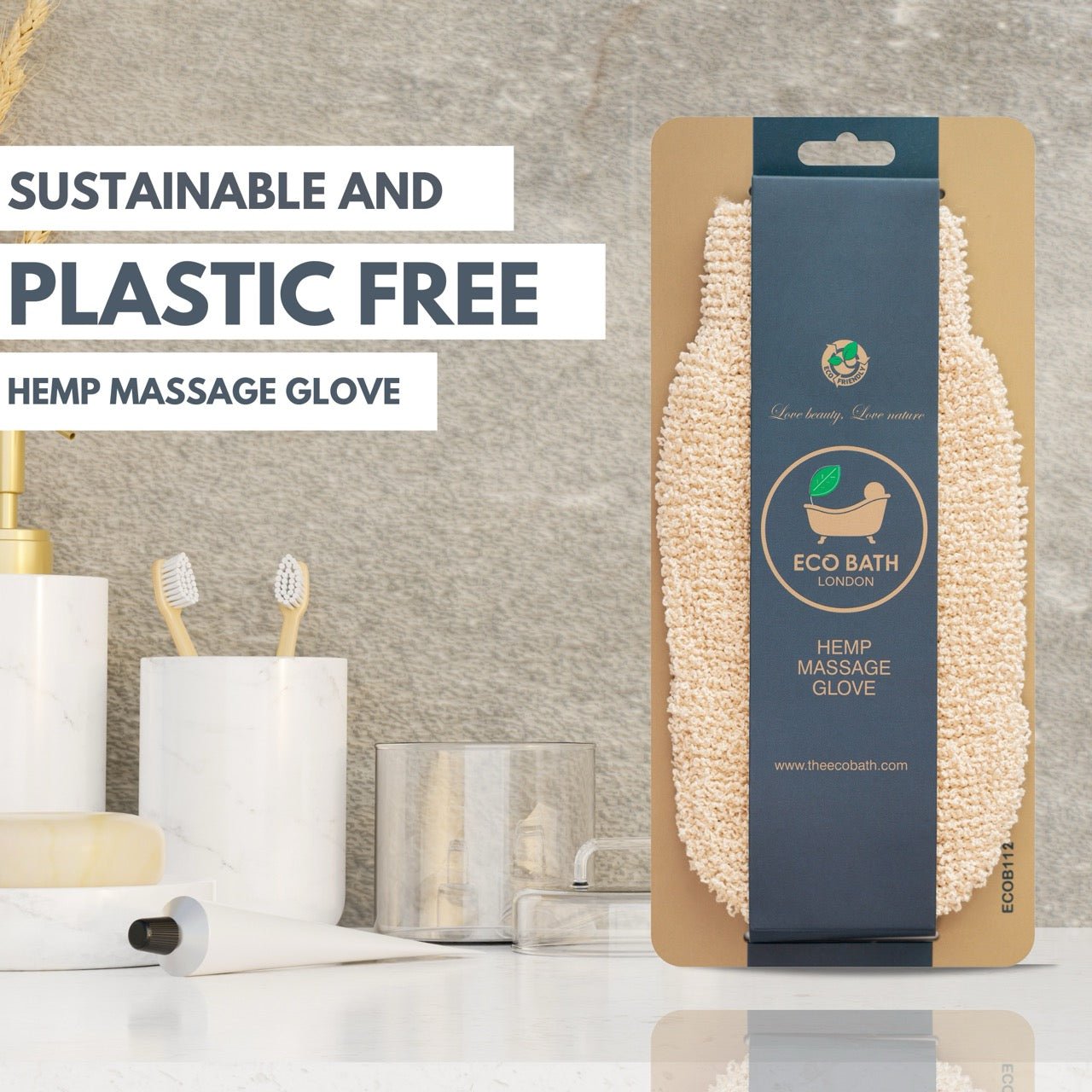 Eco Bath Hemp Massage Glove - REGN