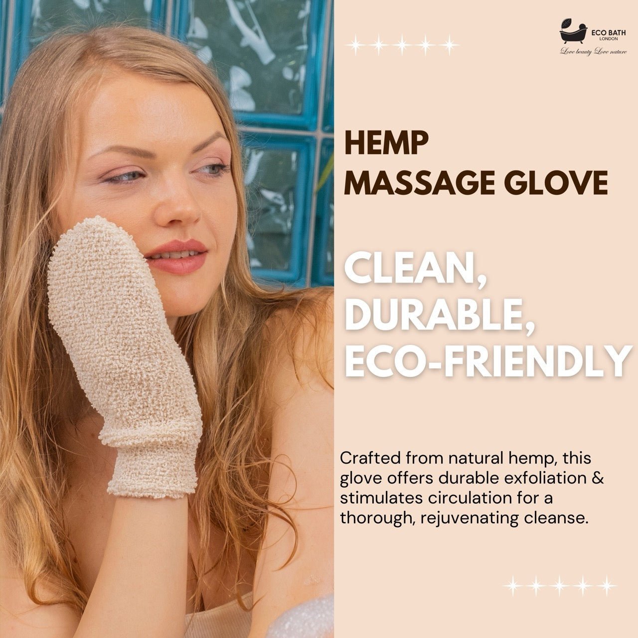 Eco Bath Hemp Massage Glove - REGN