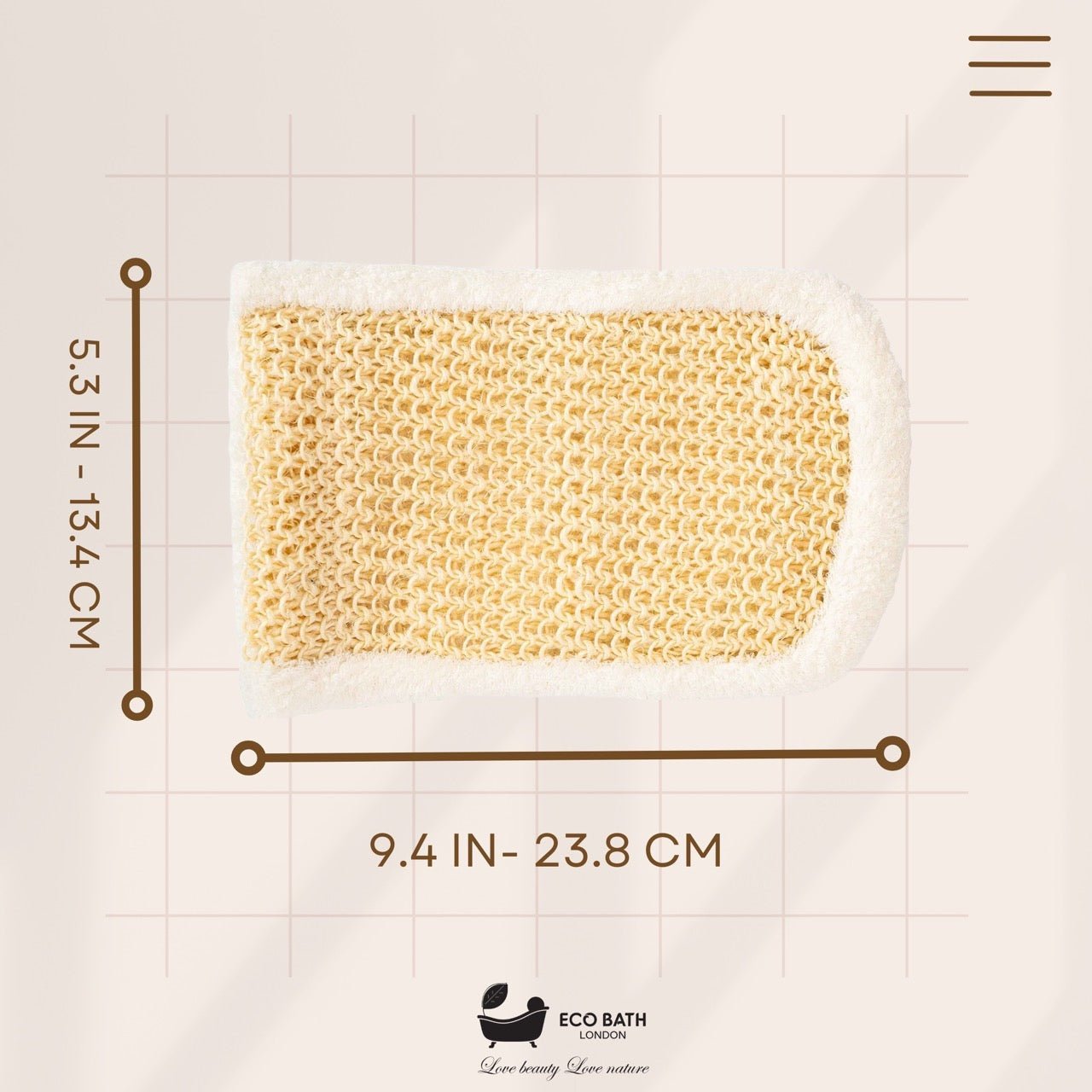 Eco Bath London Bamboo and Cotton Massage Mitt - REGN