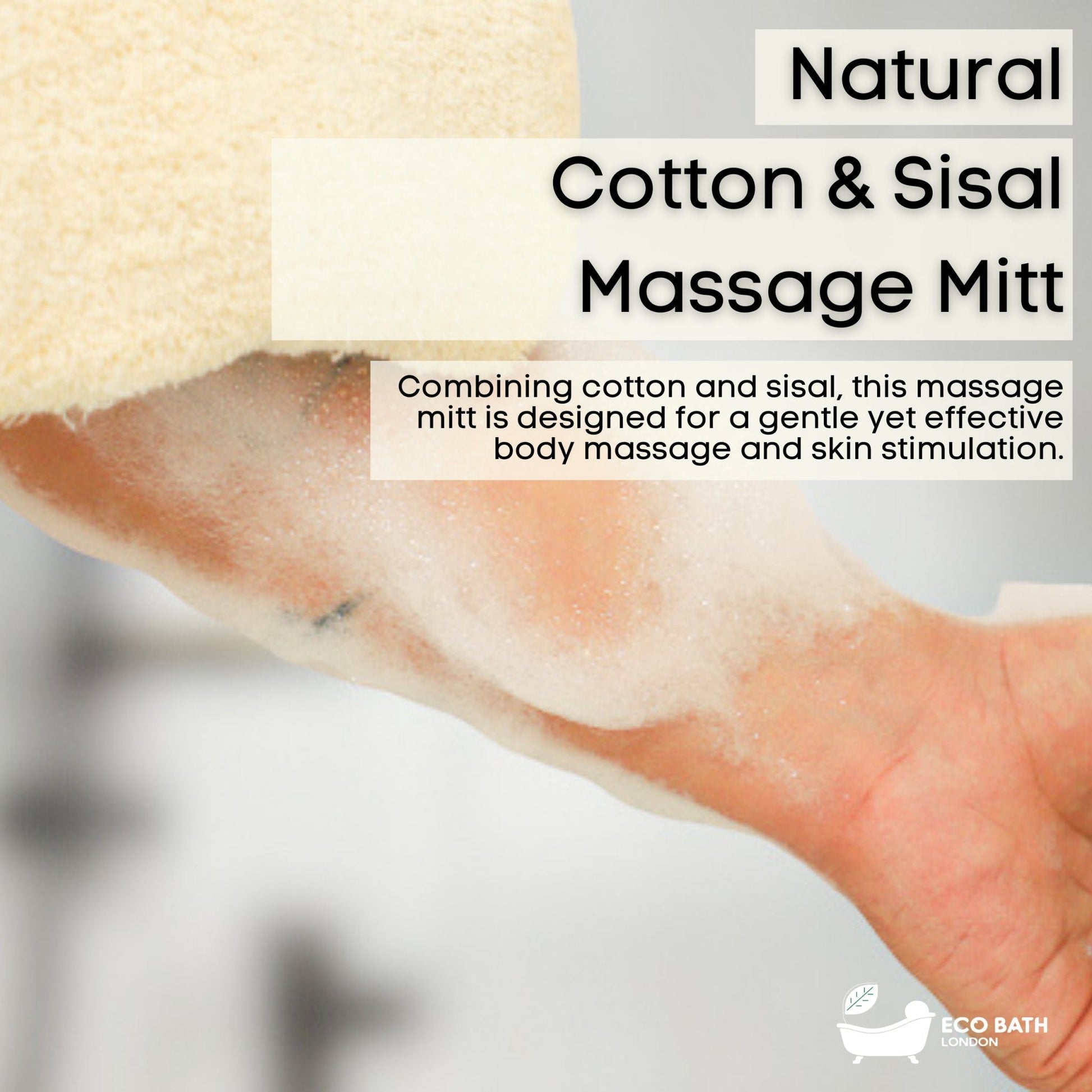 Eco Bath London Bamboo and Cotton Massage Mitt - REGN