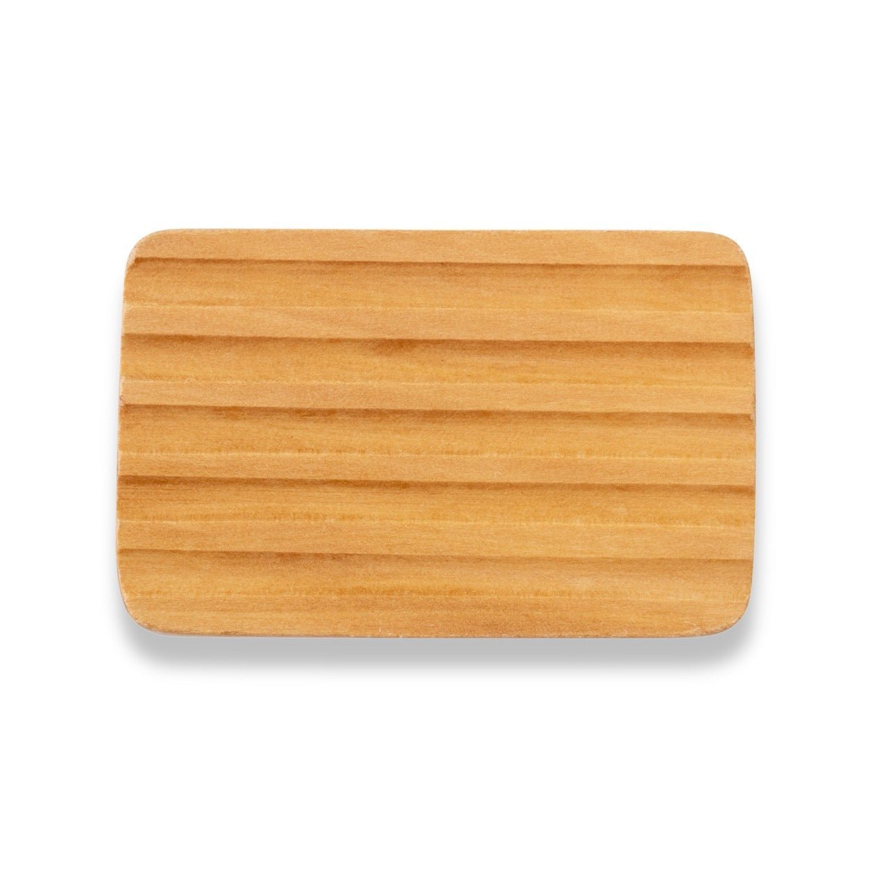 Eco Bath London Beech Wood Ridged Soap Dish - REGN