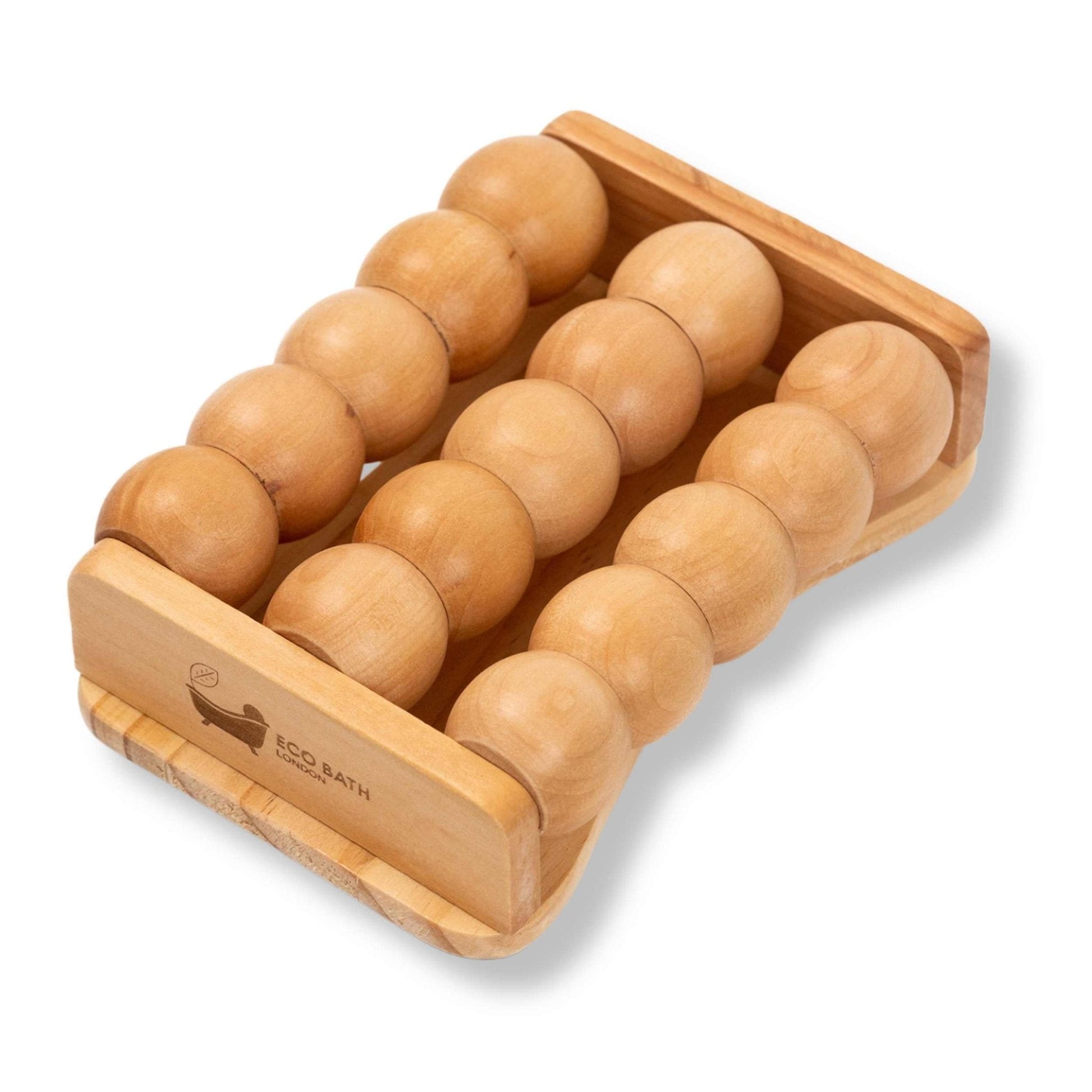 Eco Bath London Foot Roller - Wooden Foot Roller Massager for Pain Relief and Improved Circulation - REGN