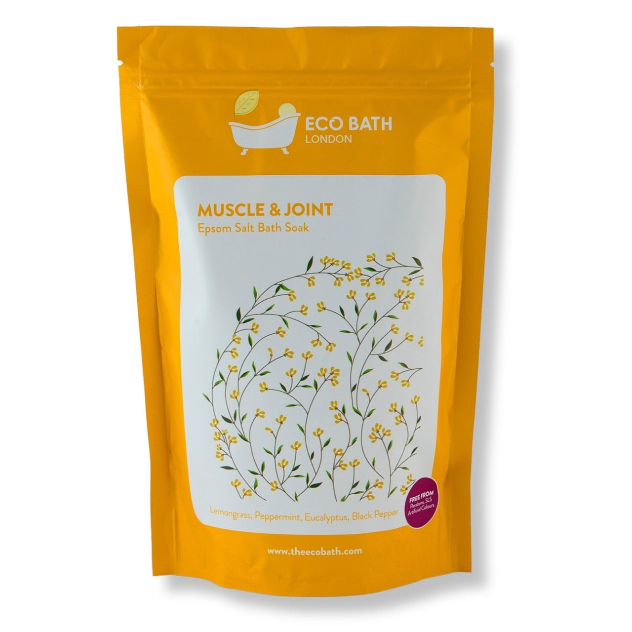 Eco Bath London Muscle and Joint Epsom Salt Bath Soak - Pouch | 500g & 1000g - REGN