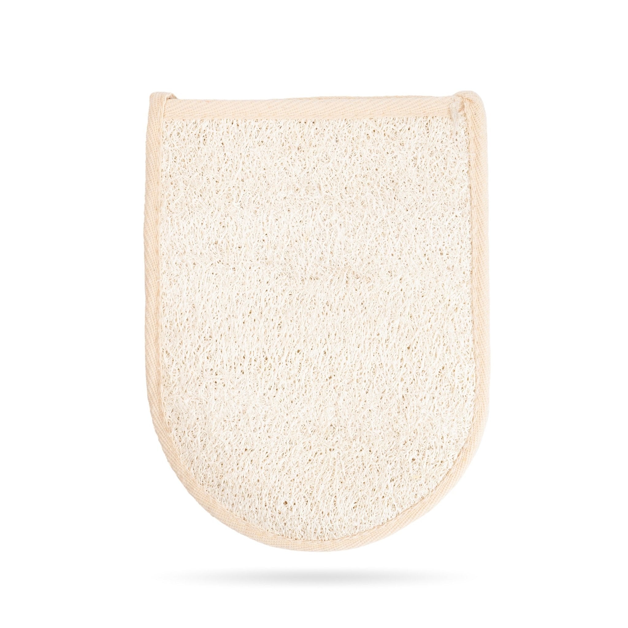 Eco Bath London Natural Loofah Bath Mitt - Premium Exfoliating Bath Glove for Smooth and Radiant Skin - REGN