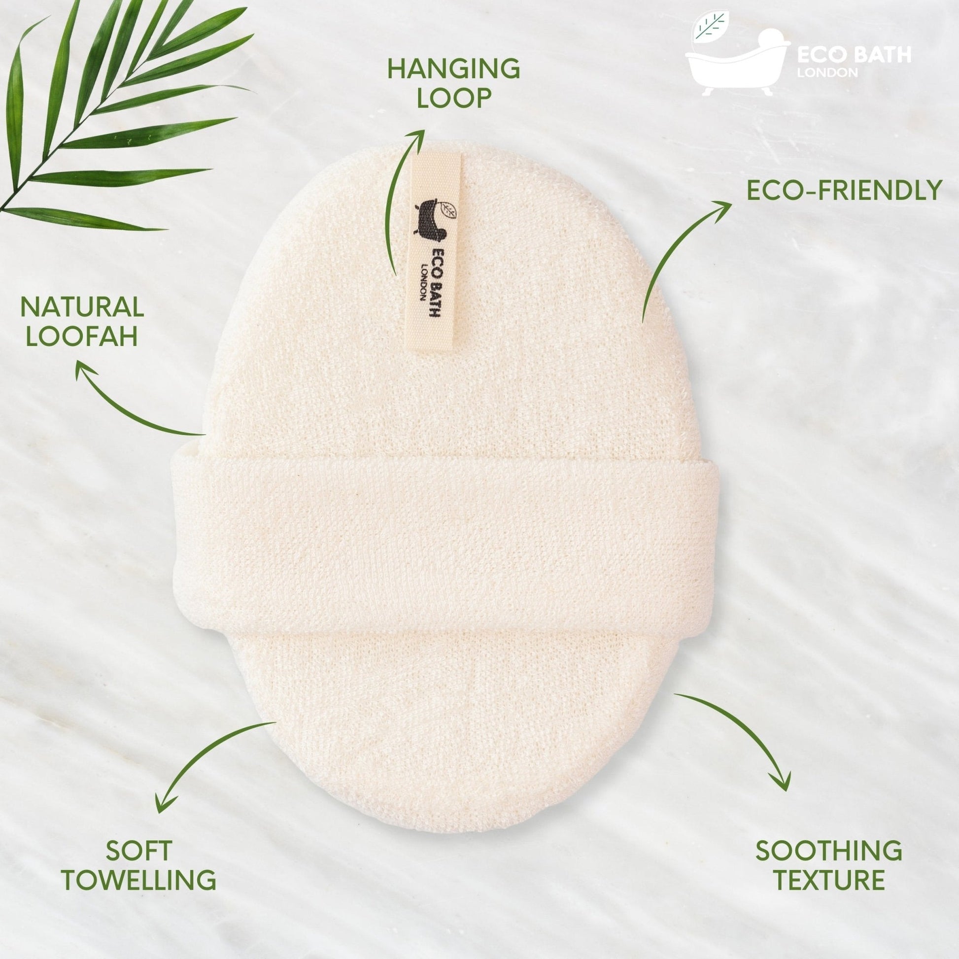 Eco Bath London Natural Loofah Bath Scrubber - REGN