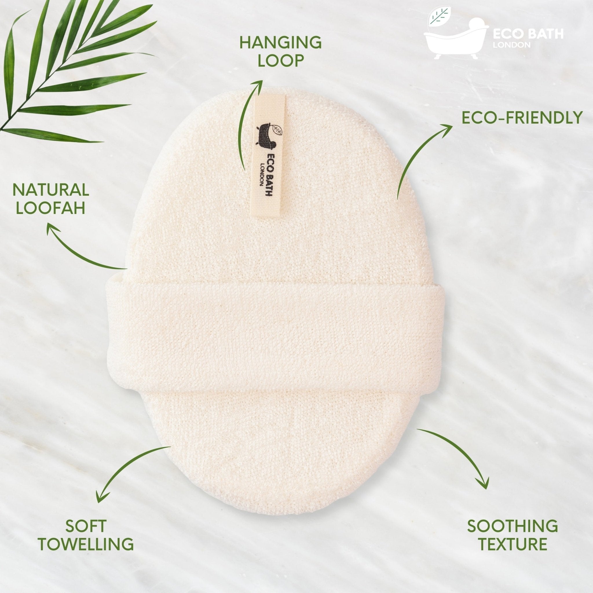 Eco Bath London Natural Loofah Bath Scrubber - REGN