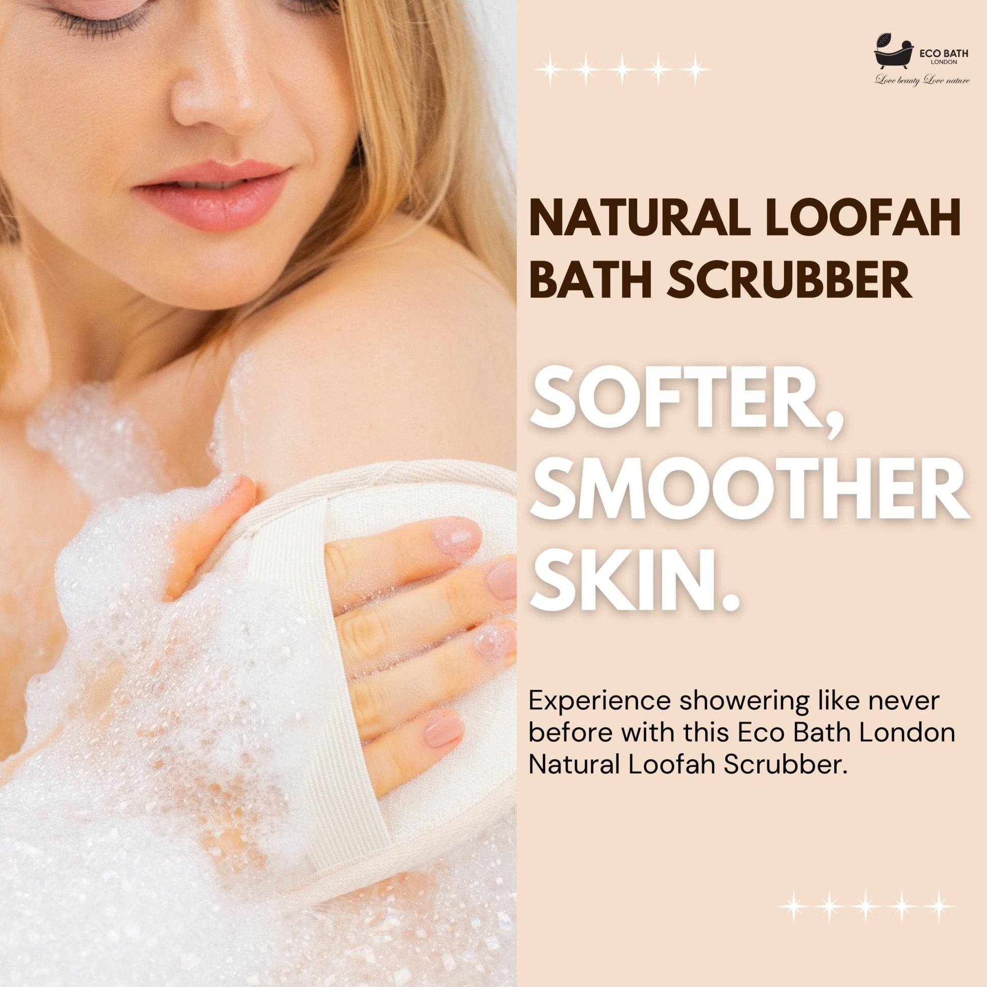 Eco Bath London Natural Loofah Bath Scrubber - REGN