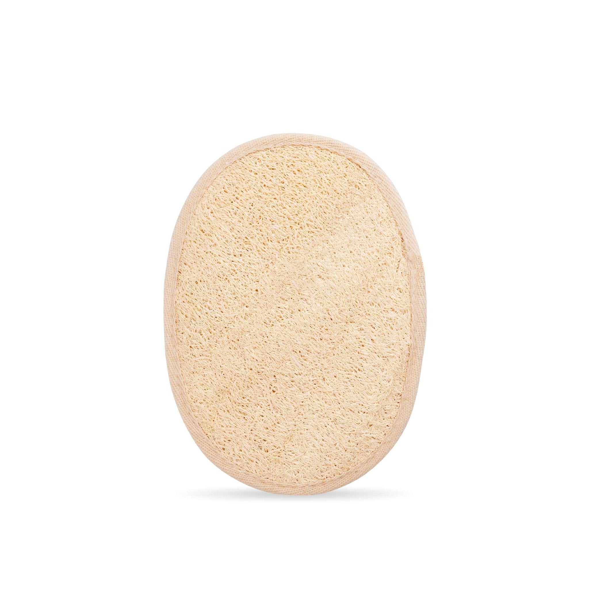 Eco Bath London Natural Loofah Pad - Exfoliating Loofah Bath Sponge for Women and Men - REGN