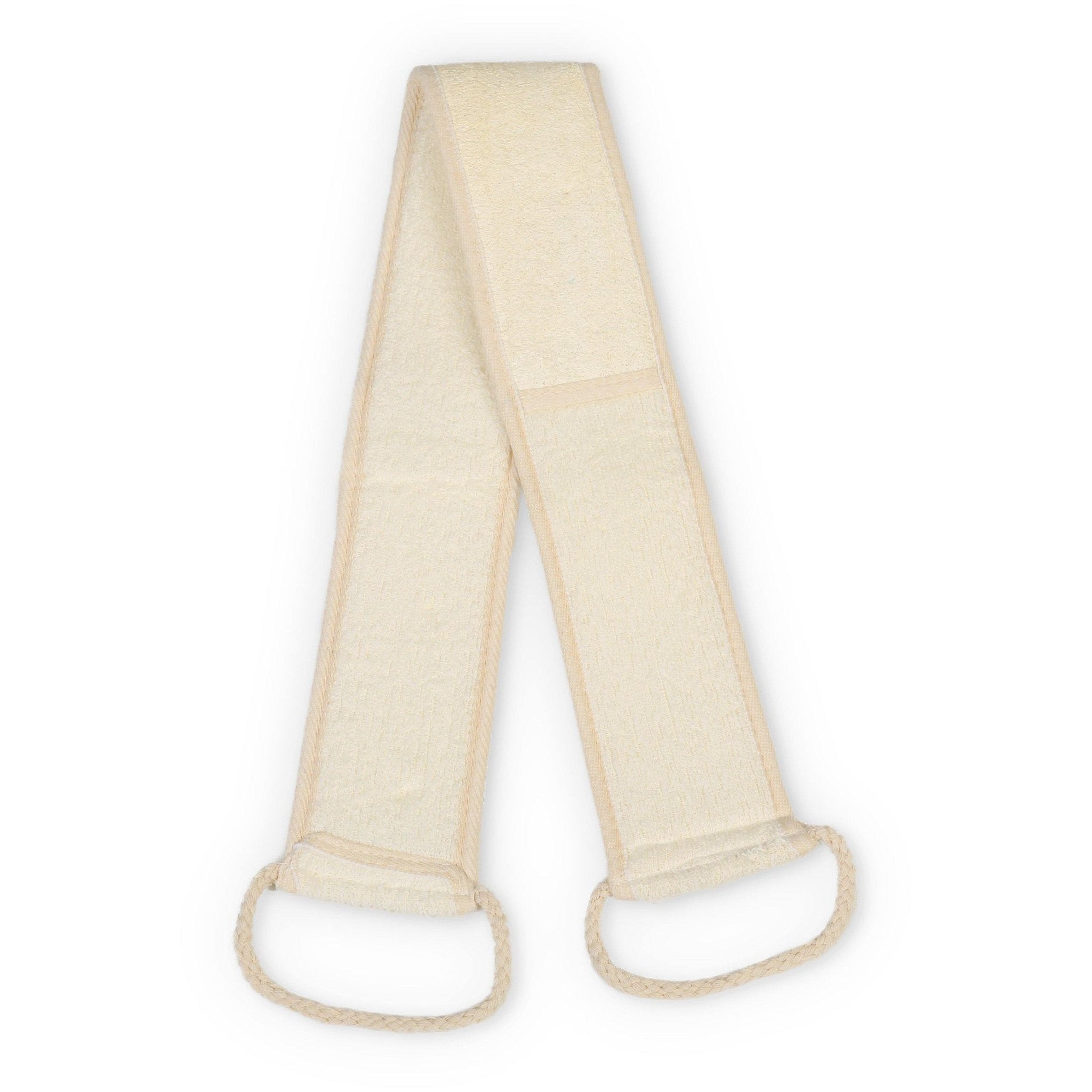 Eco Bath London Natural Loofah Strap - Premium Back Scrubber for Deep Exfoliation - REGN