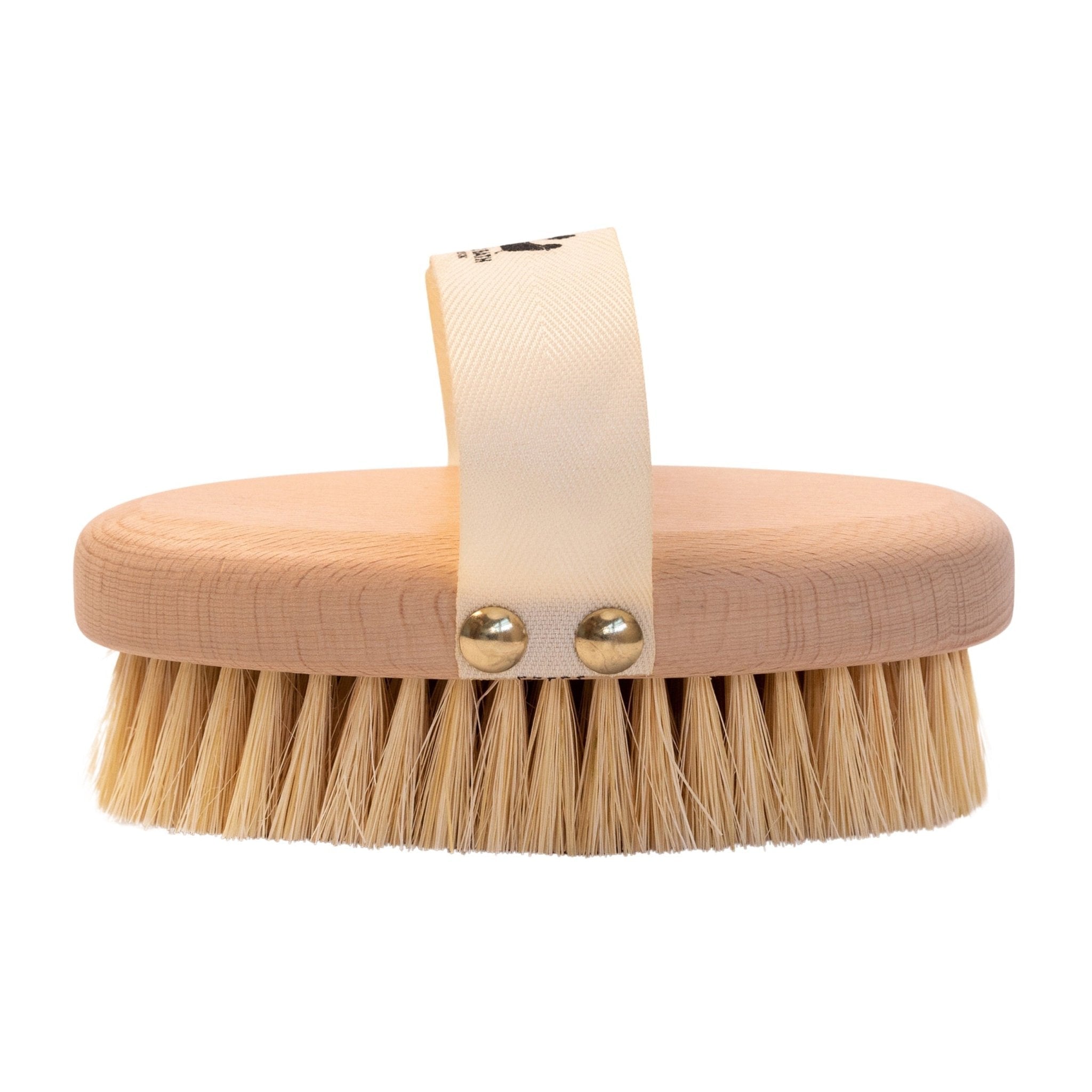 Eco Bath London Natural Sisal Massage Hand Brush - Dry Brushing Hand Brush for Exfoliation - REGN