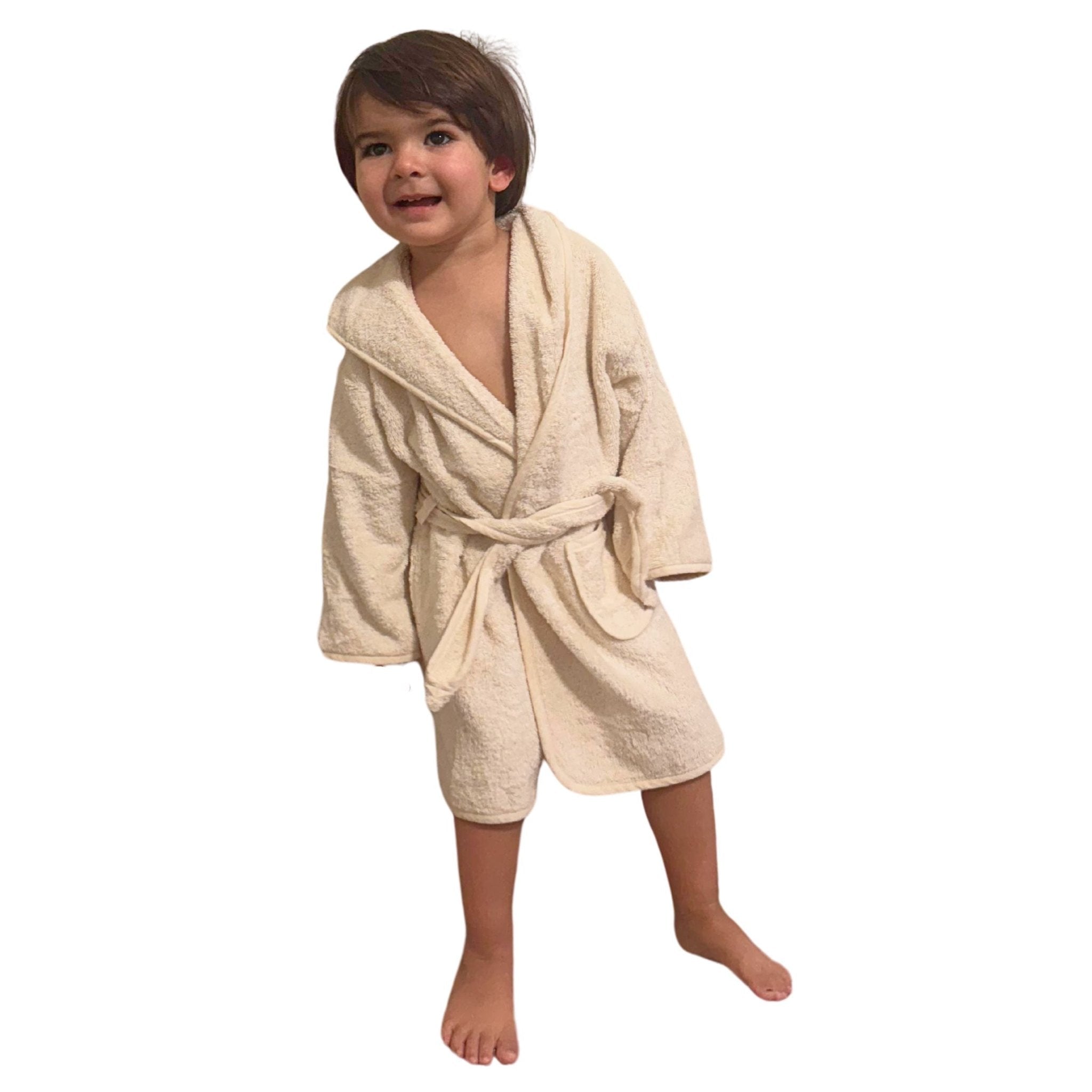 Eco Bath London Organic Cotton Baby Robe - Available in Sizes 0-2 Years and 3-5 Years - REGN