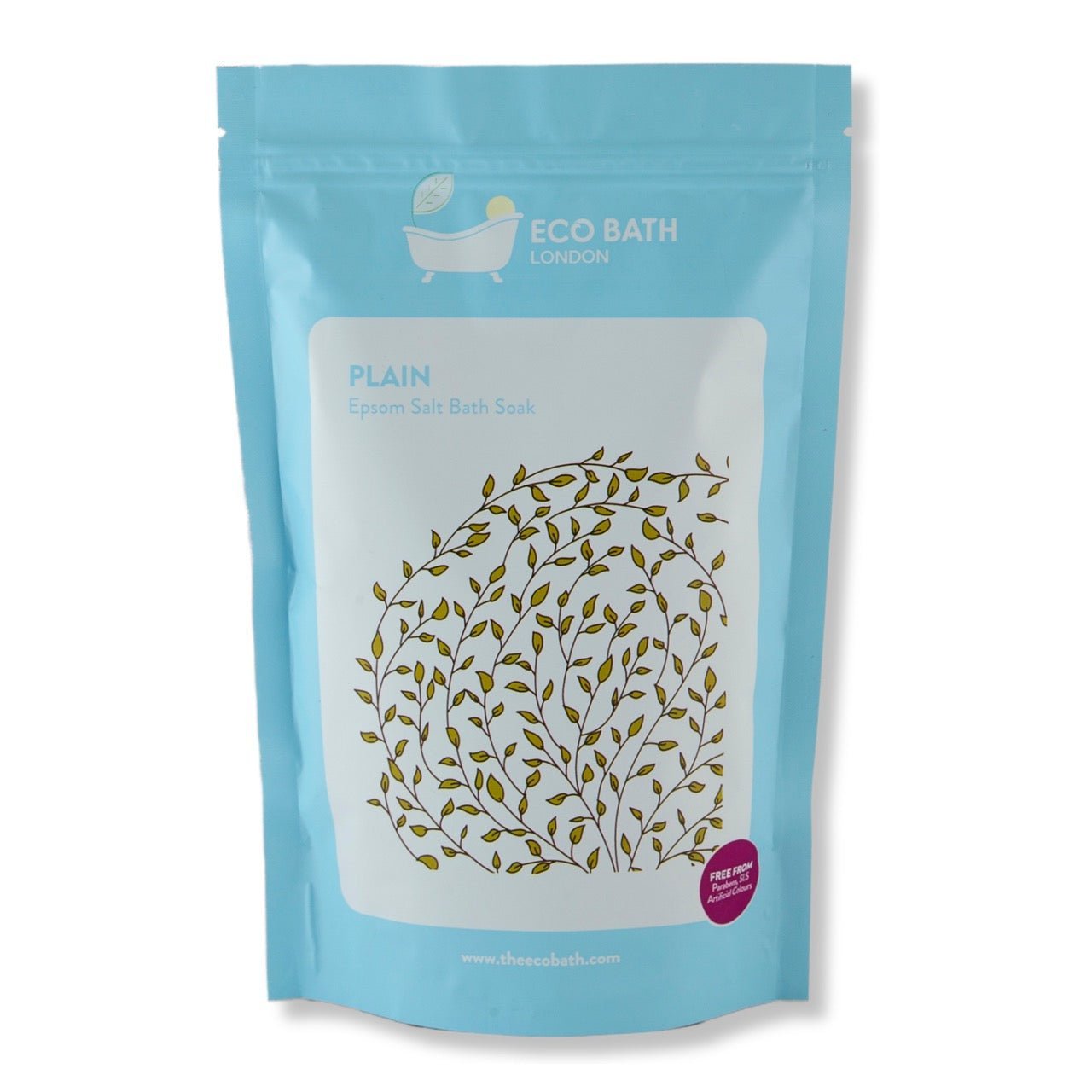Eco Bath London Plain Epsom Salt Bath Soak - Pouch | 500g & 1000g - REGN