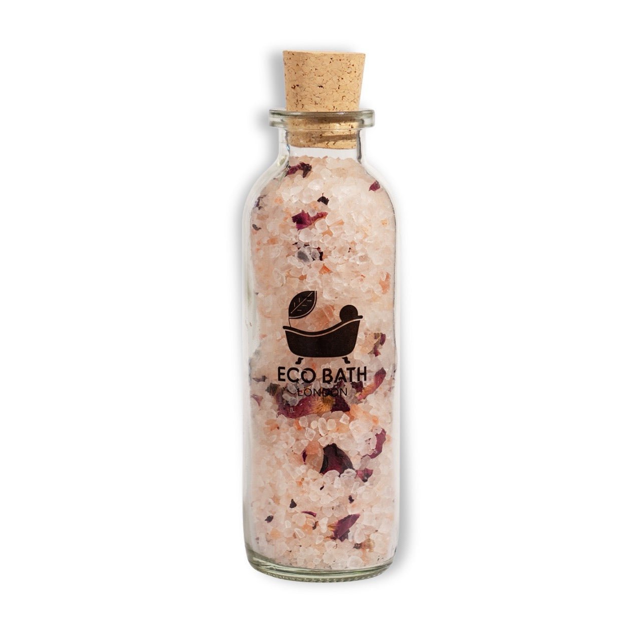 Eco Bath London Rose Himalayan Bath Salt 300g - Luxurious Rose Bath Salt Infused with Rose Petals - REGN