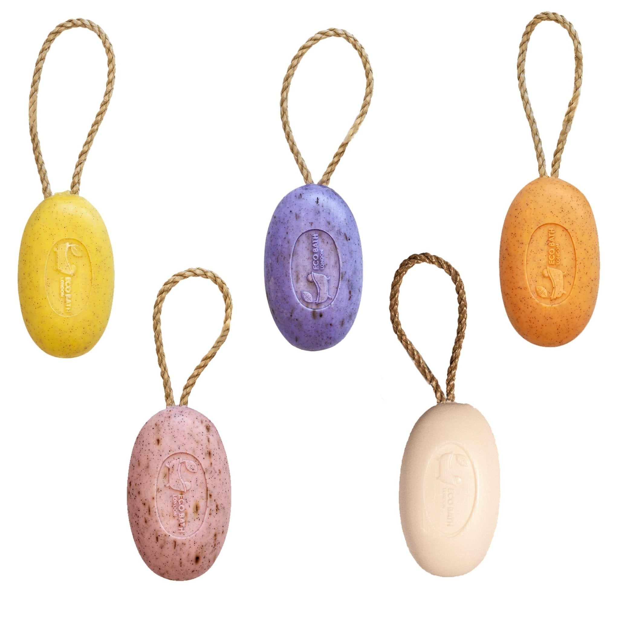 Eco Bath London Soap on a Rope Collection - Luxurious Natural Body Wash Bars - REGN