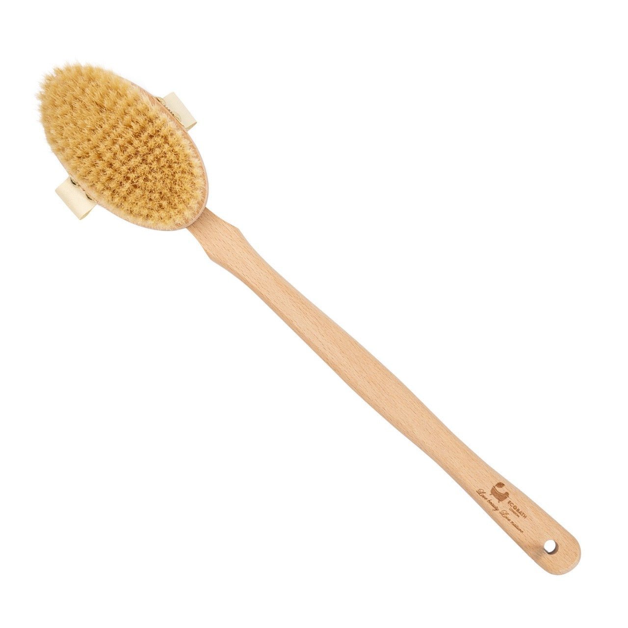 Eco Bath Natural Bristle Body Brush Detachable with Soft Bristles - REGN