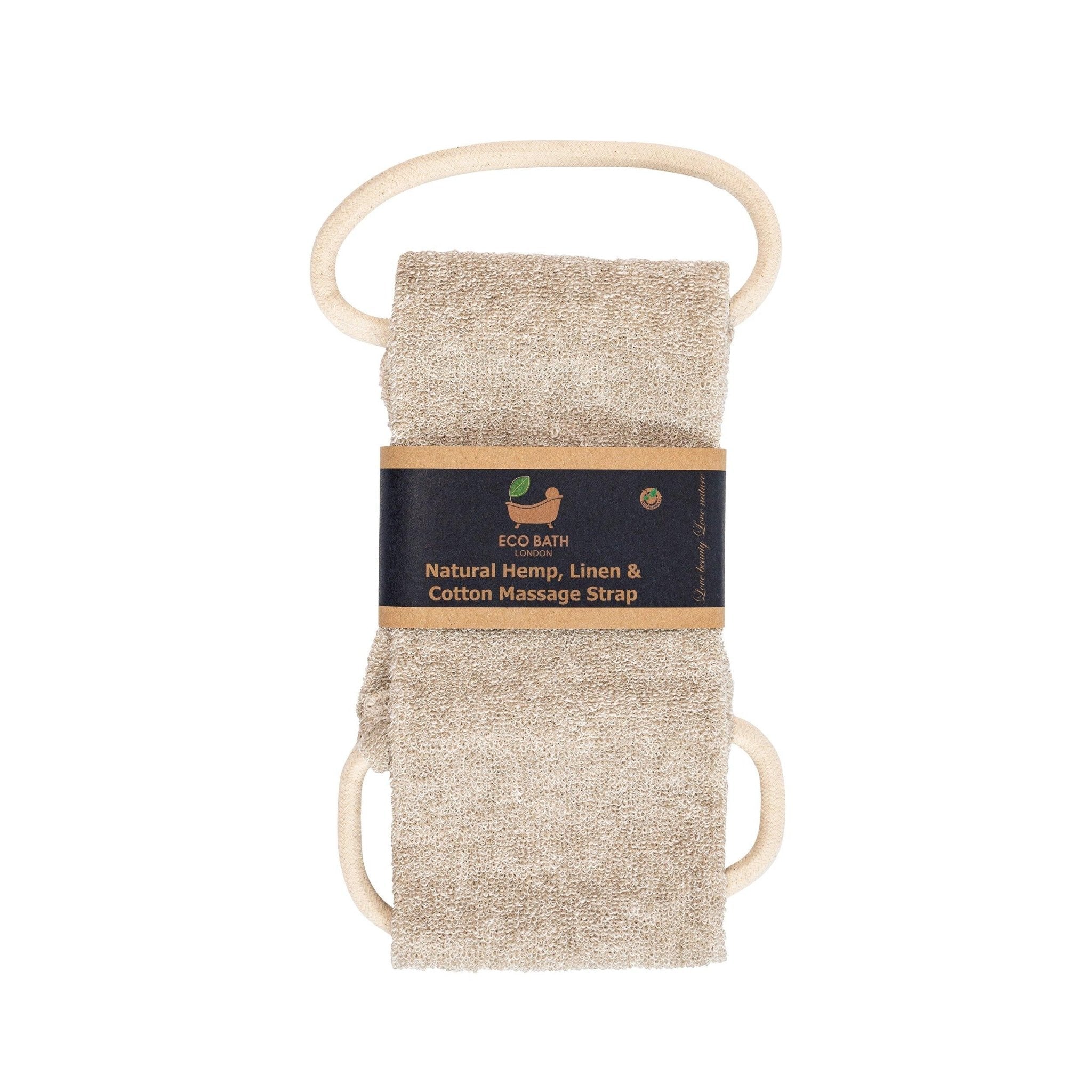 Eco Bath Natural Hemp Linen & Cotton Massage Strap and Glove - REGN