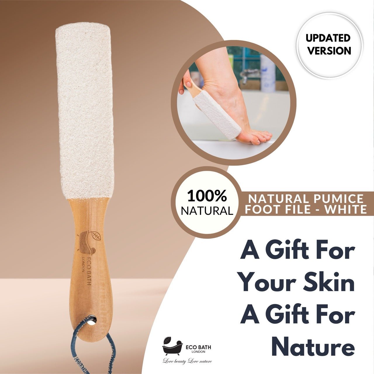 Eco Bath Natural Pumice Foot Files - REGN