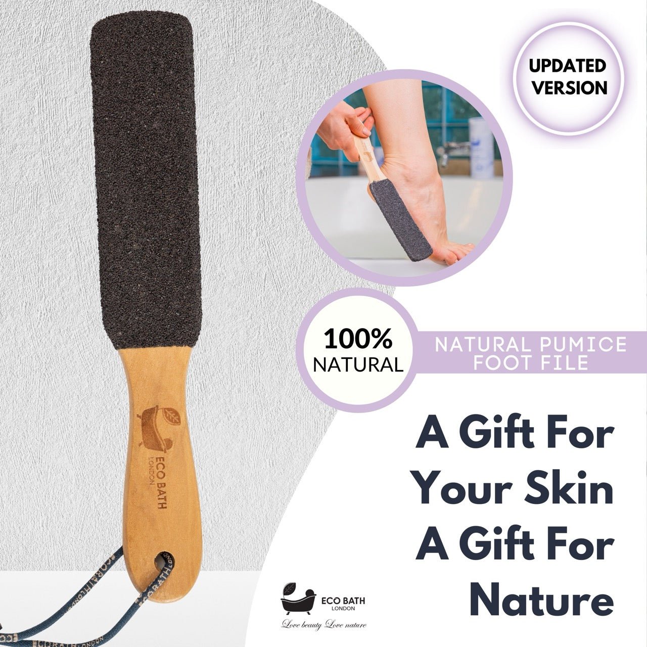 Eco Bath Natural Pumice Foot Files - REGN