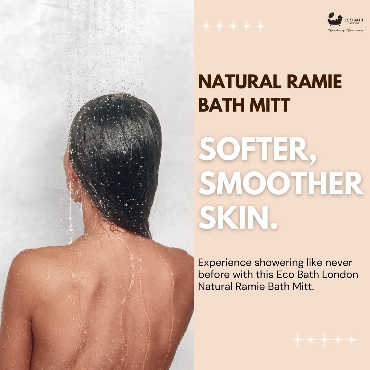 Eco Bath Natural Ramie Bath Mitt - REGN