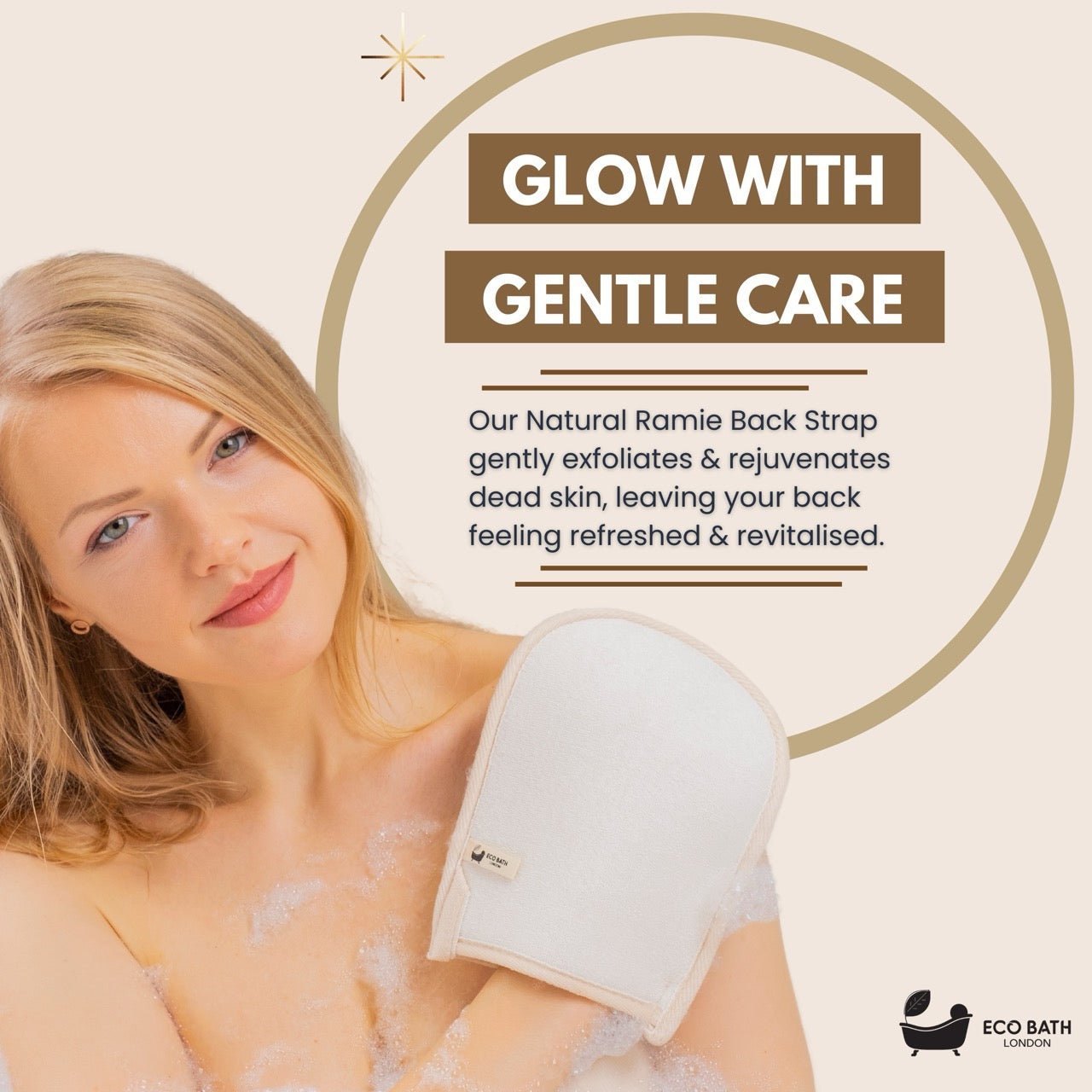 Eco Bath Natural Ramie Bath Mitt - REGN
