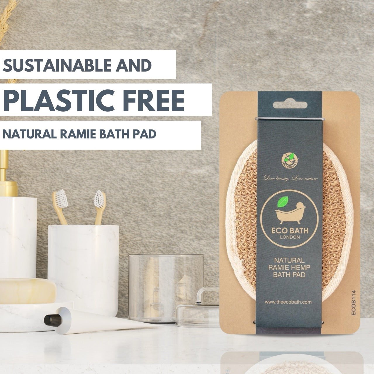 Eco Bath Natural Ramie Bath Pad - REGN