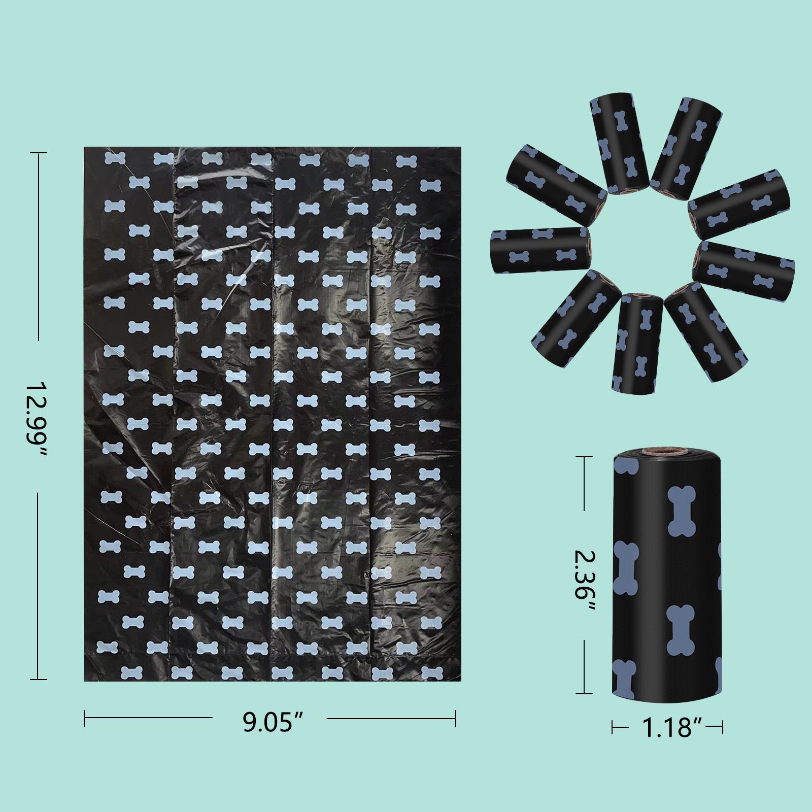 Eco - Friendly Lavender - Scented Dog Waste Bags - 270 Bags - Buy One Get One Half Price! - REGN