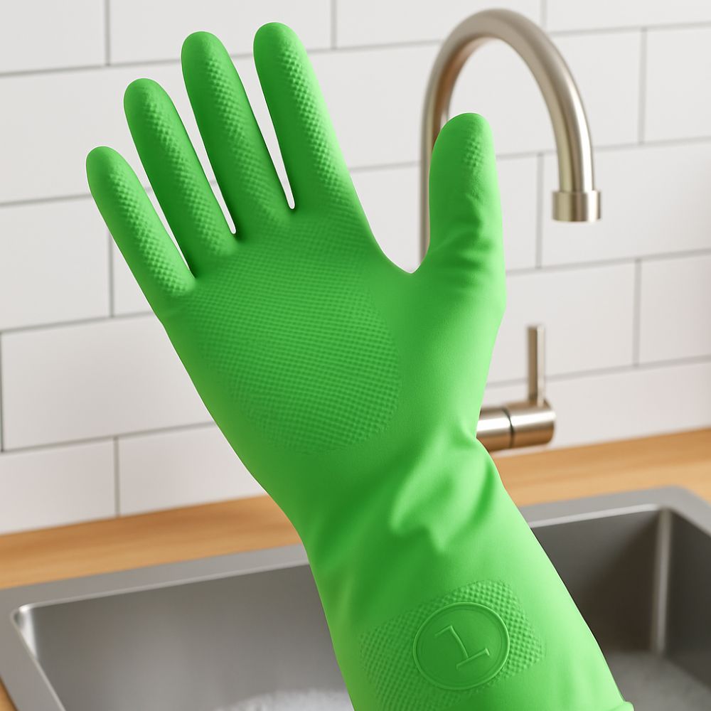 Eco - Friendly Natural Latex Reusable Rubber Gloves | Sizes S–XL available - REGN