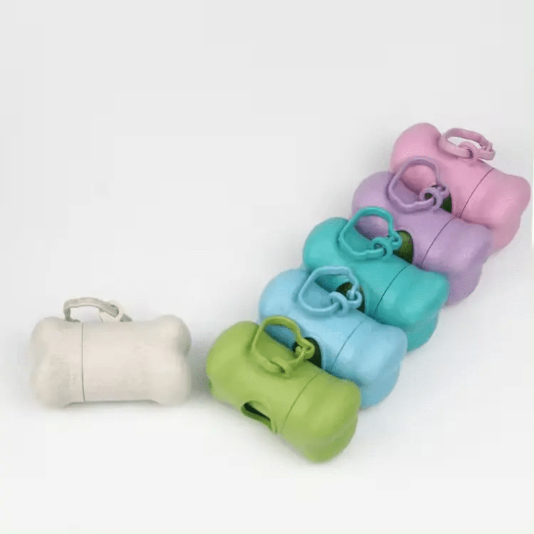 Eco - Friendly Poop Bag Dispenser & Bags – Made from Wheat Straw Fiber - REGN