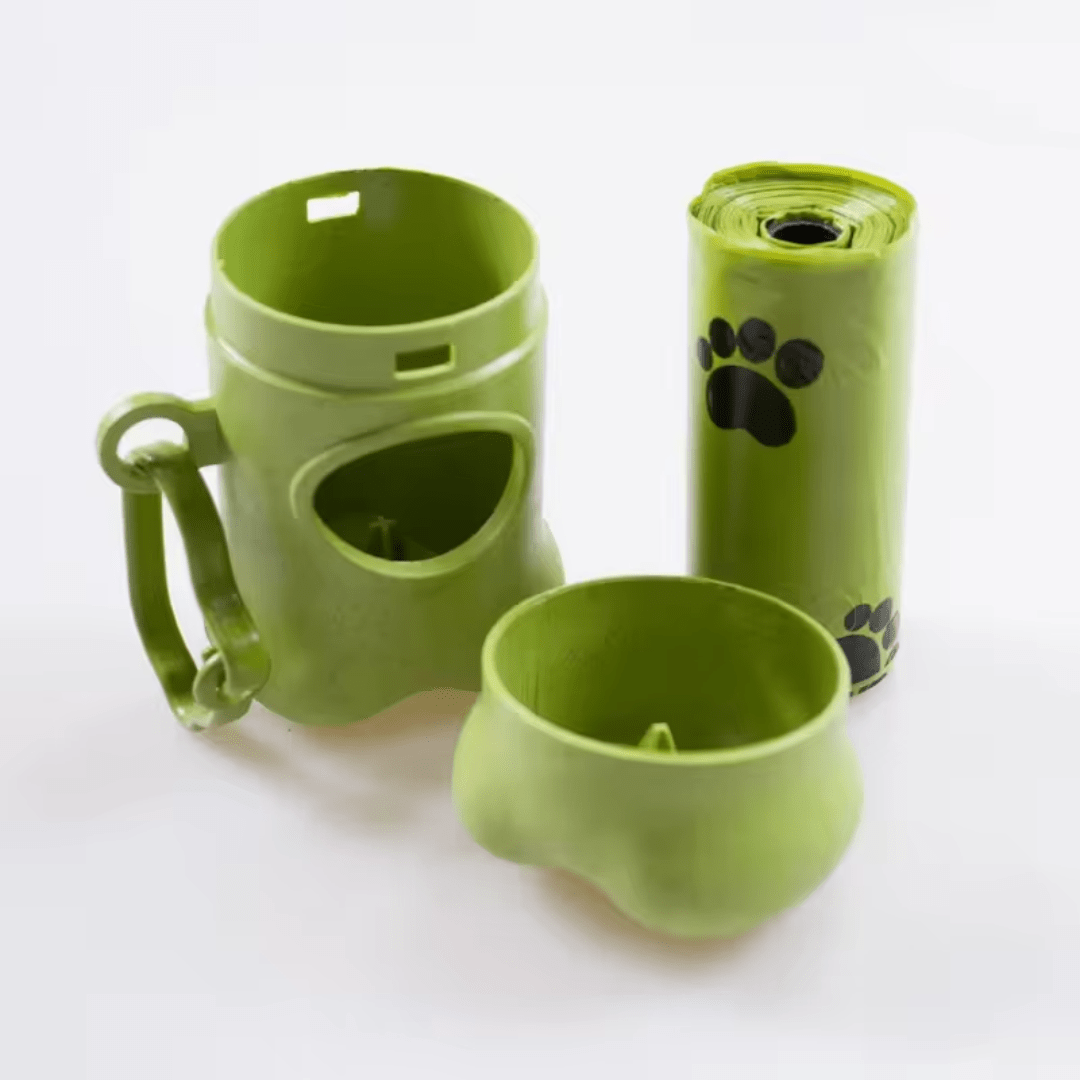 Eco - Friendly Poop Bag Dispenser & Bags – Made from Wheat Straw Fiber - REGN