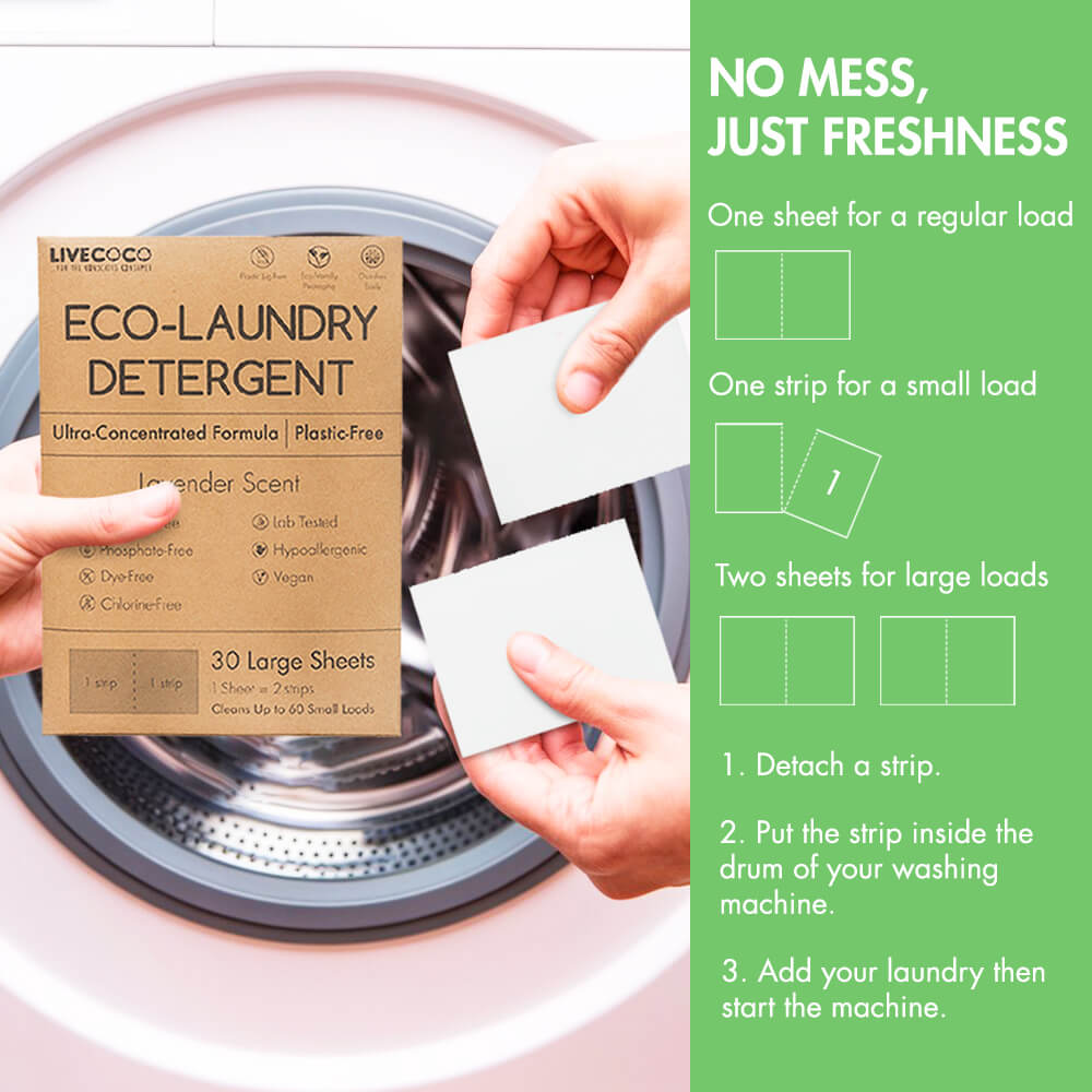 Eco-Laundry Detergent Sheets (60 Loads) - REGN