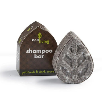 Eco Living Solid Shampoo Patchouli & Dark Cocoa - Plastic Free Vegan Shampoo Bars - REGN