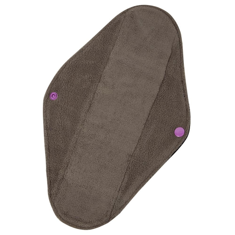 EcoChick Eco - Friendly Reusable Sanitary Pads – Black With Pink Poppers - REGN