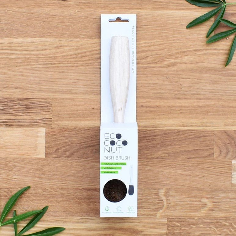 EcoCoconut Plastic Free Kitchen Dish Brush, Eco Friendly Washing Brush - REGN