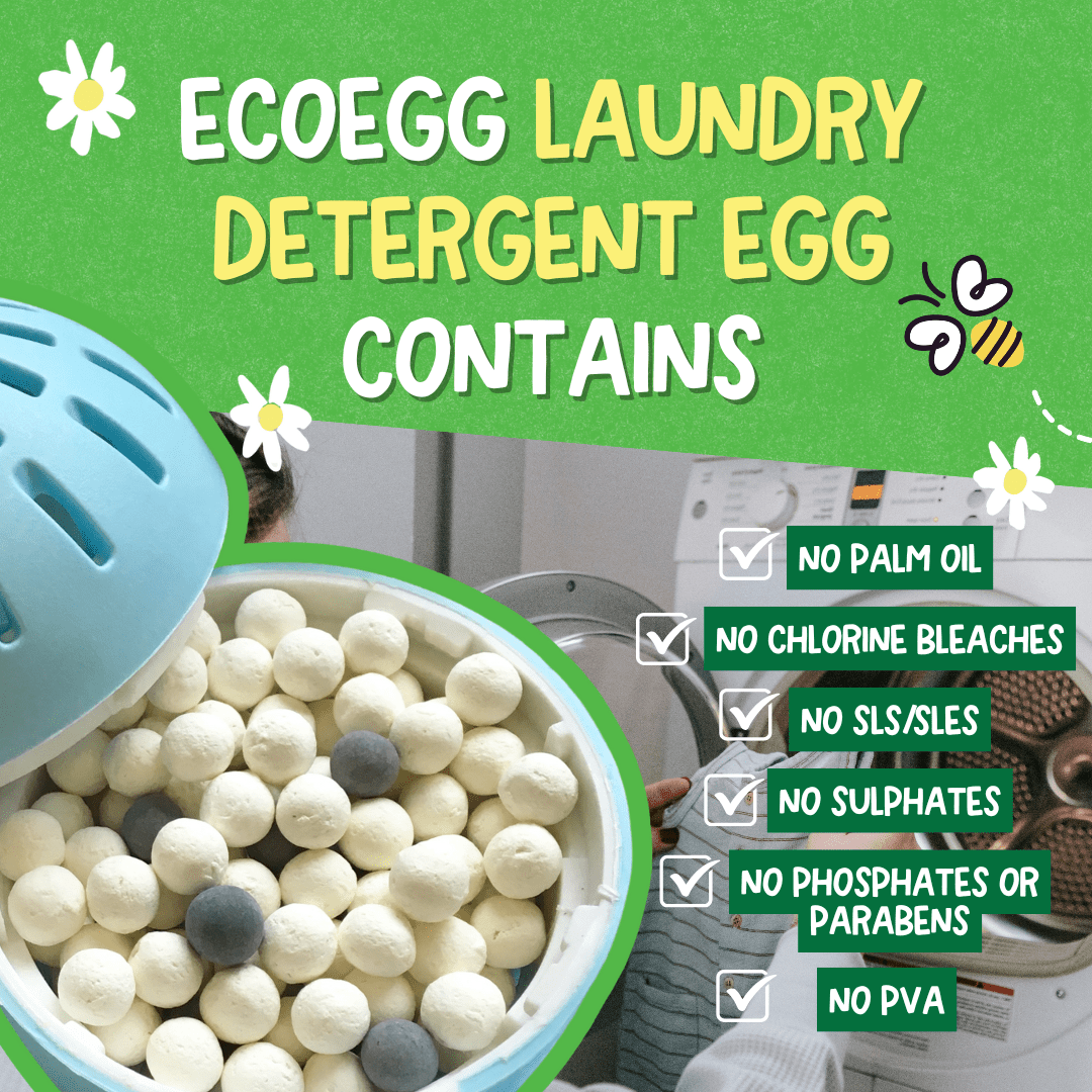 EcoEgg Enzyme Laundry Detergent – Sensitive Skin, Aquatic - Friendly, Vegan Formula - REGN