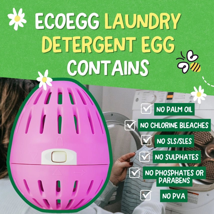 Ecoegg Laundry Egg Refill Pellets British Blooms | 70 Wash Laundry Detergent Refill | Plastic Free Laundry Egg Refill - REGN