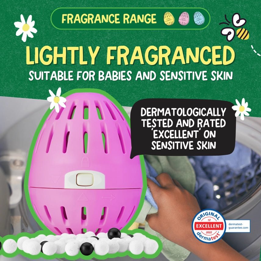 Ecoegg Laundry Egg Refill Pellets British Blooms | 70 Wash Laundry Detergent Refill | Plastic Free Laundry Egg Refill - REGN