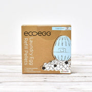 ECOEGG Laundry Egg Washing Detergent Refill Pellets Fresh Linen - Plastic Free Eco Washing Egg, 50 Washes - REGN