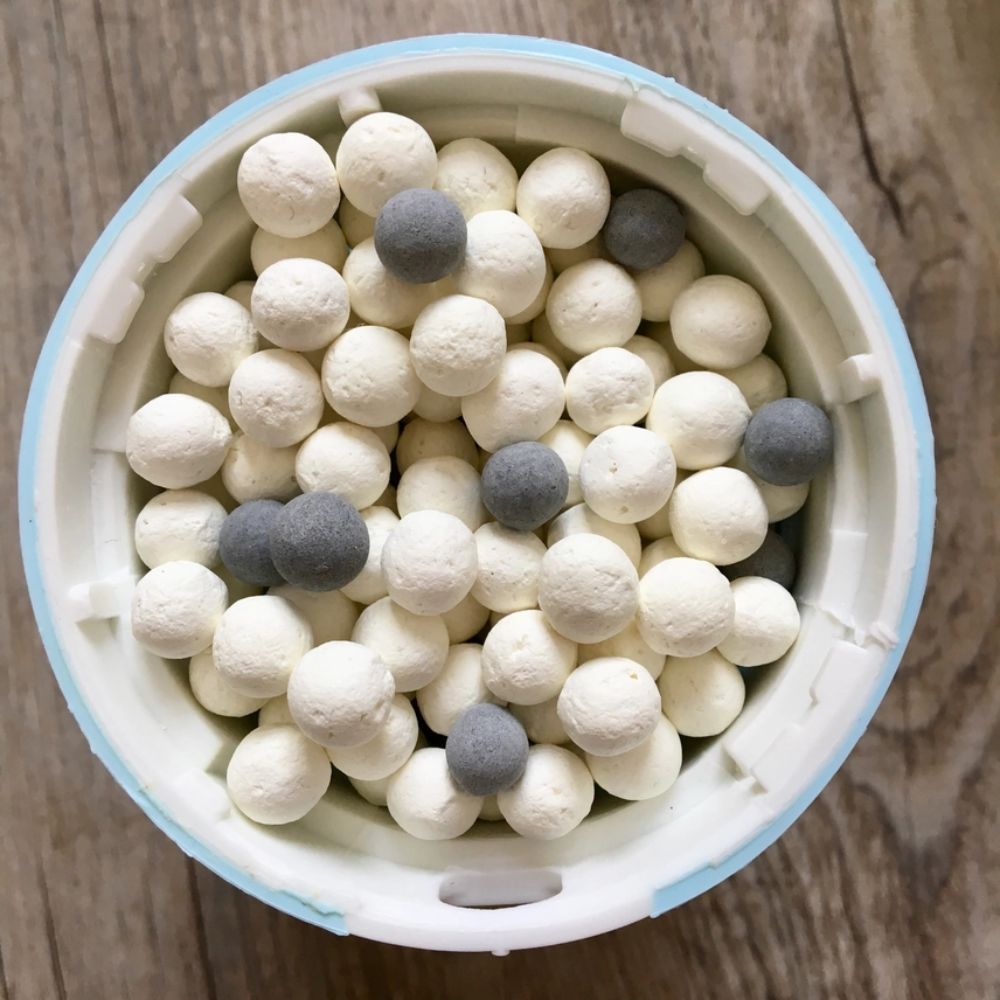 ECOEGG Laundry Egg Washing Detergent Refill Pellets Fresh Linen - Plastic Free Eco Washing Egg, 50 Washes - REGN